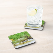 牛で田を作る抽象芸術 コースター (右側)