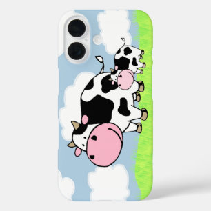 牛とベビー iPhone 16ケース