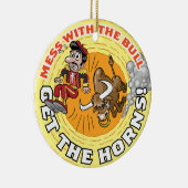 牛と一緒に…セラミックオーナメント セラミックオーナメント (右)