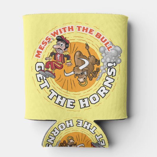 牛と一緒に… 缶クーラー (裏面)