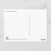 牛と子牛のリムジン ポストカード (裏面)