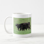 牛と子牛 コーヒーマグカップ (左)
