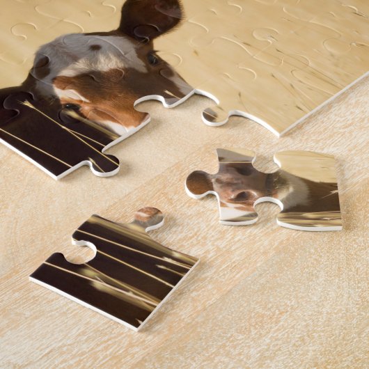 牛と子牛 ジグソーパズル (側面)