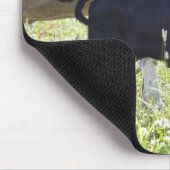 牛と子牛 マウスパッド (コーナー)