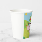 牛と子牛 紙コップ (右)