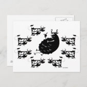 牛と牛 ポストカード (正面/裏面)