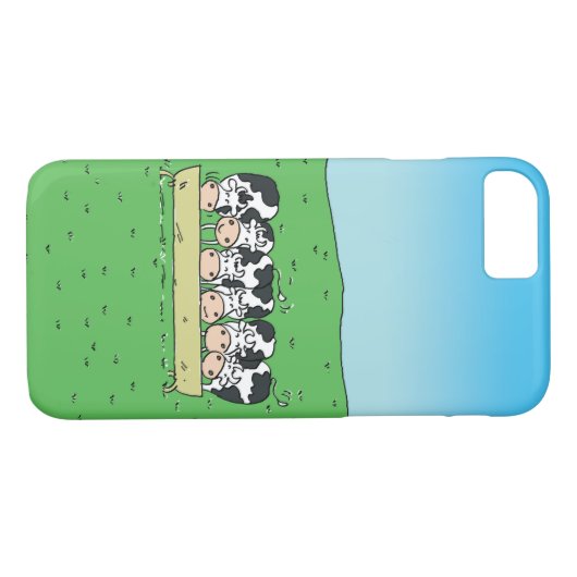 牛と猫の農家畑 Case-Mate iPhoneケース (裏面(横))