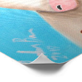 牛と猫 ポスター (角)