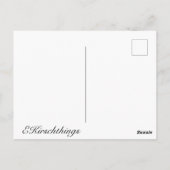 牛と納屋 ポストカード (裏面)