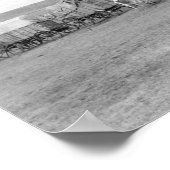 牛と荷馬車の列が黒い丘へ ポスター (角)