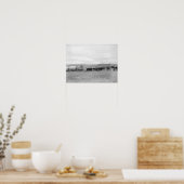 牛と荷馬車の列が黒い丘へ ポスター (キッチン)