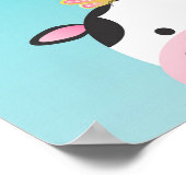 牛と蝶のBFFs子供部屋 ポスター (角)