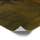 牛と赤と白一緒にカートVanゴッホ。 ポスター (角)