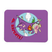 牛と鶏すごい牛アル救助隊！ マグネット (横)