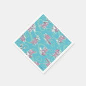 牛と鶏のすごい牛のパターン スタンダードカクテルナプキン (角)