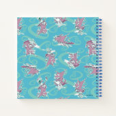 牛と鶏のすごい牛のパターン ノートブック (裏面)