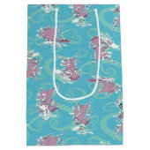 牛と鶏のすごい牛のパターン ミディアムペーパーバッグ (裏面)