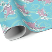 牛と鶏のすごい牛のパターン ラッピングペーパー (ロールコーナー)