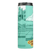 牛と鶏のランニンググラフィック タンブラー (裏面)