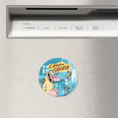 牛と鶏の笑顔グラフィック マグネット (インサイチュ (食洗機))