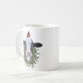 牛と(鳥)ショウジョウコウカンチョウマグ コーヒーマグカップ (正面左)