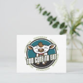 牛には可愛食べい ポストカード (スタンド正面)