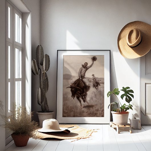 牛に乗る | エリング・ウィリアム・ゴーリンズ ポスター