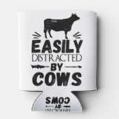 牛に簡単に気を取られる 缶クーラー (裏面)