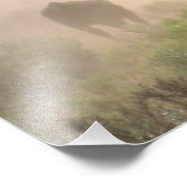 牛に群れを作るカウボーイ フォトプリント            (角)