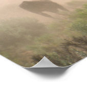 牛に群れを作るカウボーイ ポスター (角)