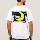 牛に足がありますか。 Tシャツ (裏面)