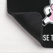 牛に蹄がある マウスパッド (コーナー)