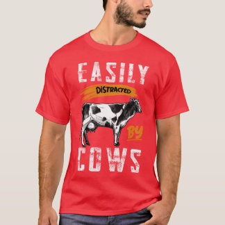 牛に集中する脳 Tシャツ