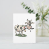 牛のおもしろい尻尾 ポストカード (スタンド正面)