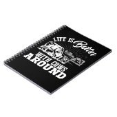 牛のおもしろい牛の牛おもしろい農場の生活はベット ノートブック (左側)