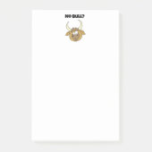 牛のおもしろい頭アートなし ポストイット (正面)