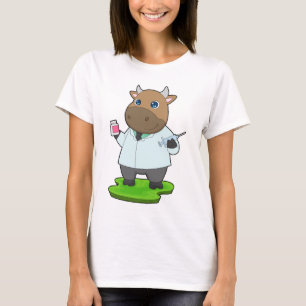 牛のお医者さん Tシャツ
