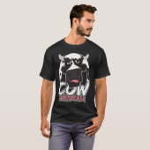 牛のささやき手 ビンテージ ファーマー Tシャツ (正面フル)