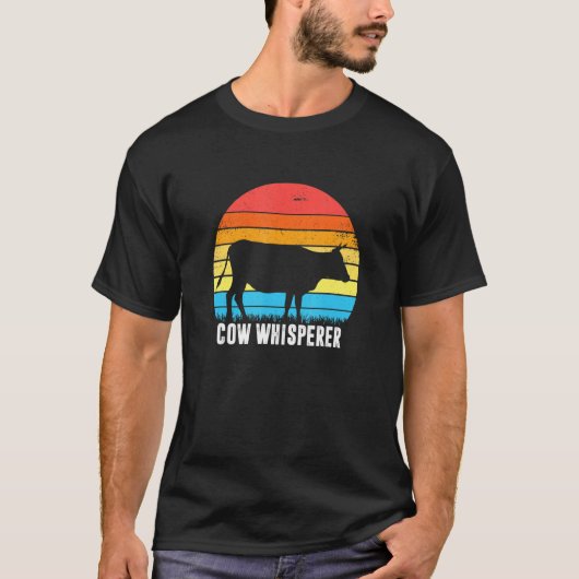 牛のささやき農場の名言 Tシャツ (正面)