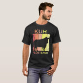牛のささやき ヴィンテージ 農家の牛 Tシャツ (正面フル)