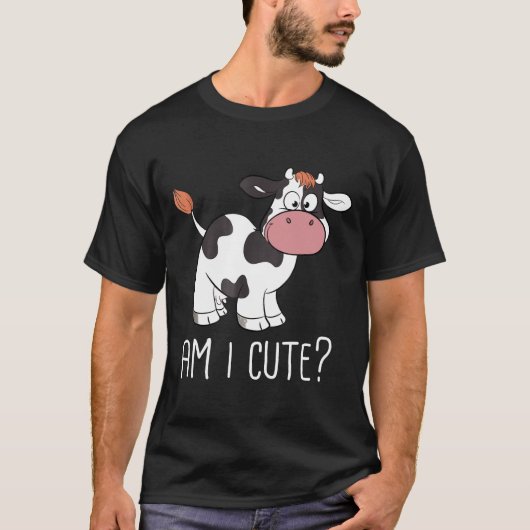 牛のためのキュートなベス Tシャツ (正面)
