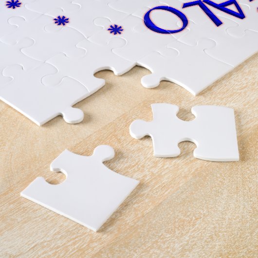 牛のウェックとバッファローの羽が可愛いバッファロー ジグソーパズル (側面)