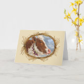 牛のカードをイダ カード (黄色い花)