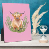 牛のキスと国の願い フォトプラーク (側面)