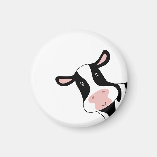 牛のギフト、かわいい牛マグネット。牛モチーフ マグネット (正面)
