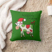 牛のクリスマスかわいい子供たち クッション (ブランケット)