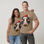 牛のクリスマスの友人 Tシャツ (ユニセックス)