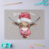 牛のクリスマスウォーターの色 薄葉紙 (クラフト)