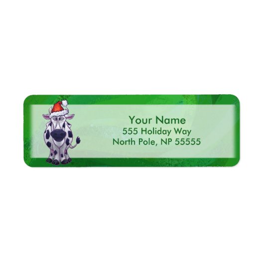 牛のクリスマスオングリーン ラベル (正面)