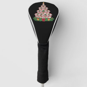 牛のクリスマスツリー 牧畜好きな人への牛のプレゼント ゴルフヘッドカバー